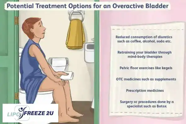 image of woman on toilet because of an overactive bladder Gainsborough