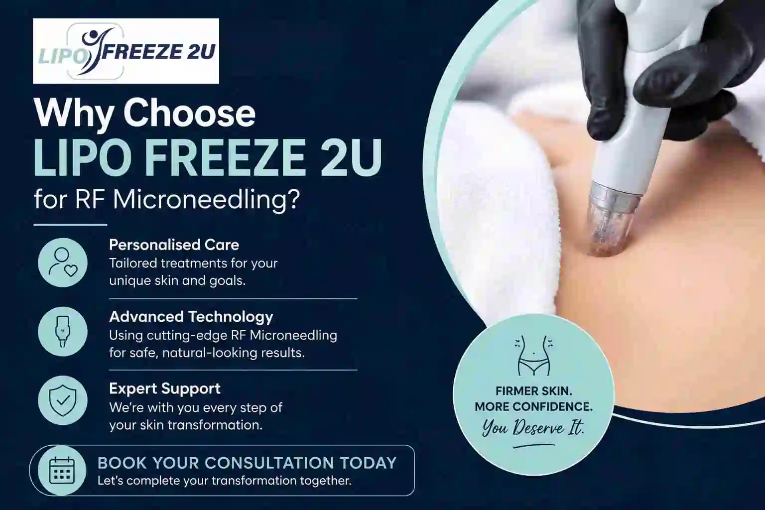 Why Choose LIPO FREEZE 2U for RF Microneedling Gainsborough?